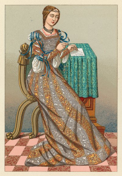 Europe XVIth Cent-kostyme av French School