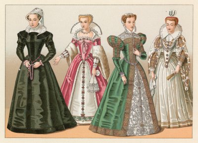 Europa XVIth Cent-kostyme av French School