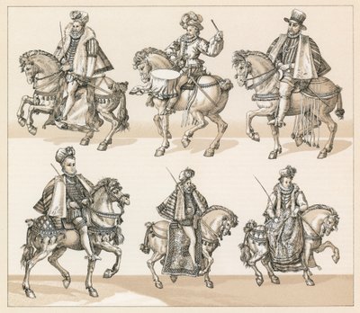 Europa XVIth Cent-kostyme av French School