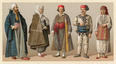 Europeisk Tyrkia-kostyme av French School