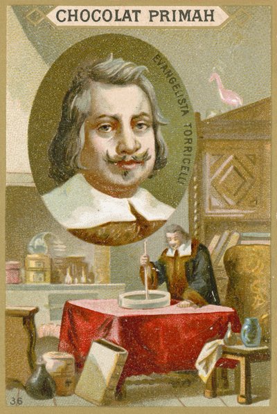 Evangelista Torricelli , italiensk fysiker og matematiker av French School