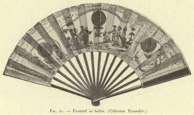 Ball fan, (Tissandier Collection) av French School