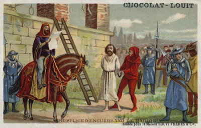 Henrettelse av Enguerrand de Marigny, sjefsminister for Philip IV av Frankrike, 1315 av French School