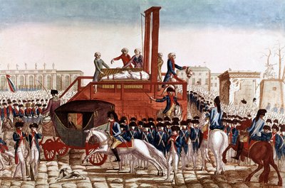 Henrettelse av Louis XVI av Frankrike, 21. januar av French School