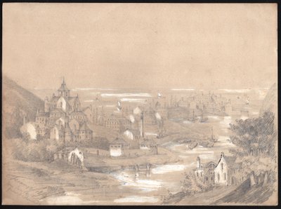 Fecamp, Frankrike. (tegning av French School