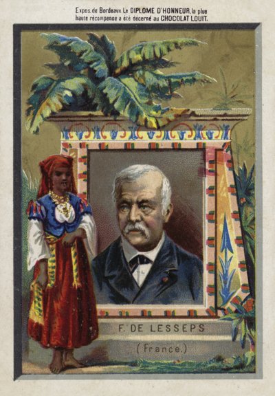 Ferdinand de Lesseps, fransk gründer og kanalbygger av French School
