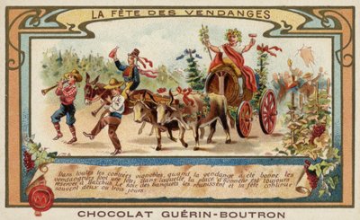 Festival of the Grape Harvest (chromolitho) av French School