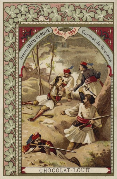 Kamper ved Grevena, gresk-tyrkisk krig, 9. april 1897 av French School