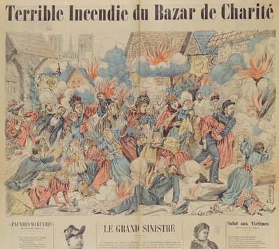 Brann ved Bazar de la Charite, 4. mai 1897 av French School