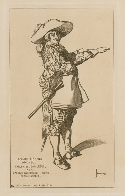 Flamsk kaptein, 1640-50 av French School
