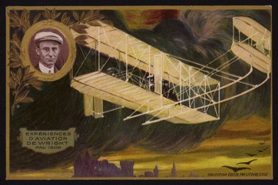 Wright-brødrenes fly, Pau, Frankrike av French School
