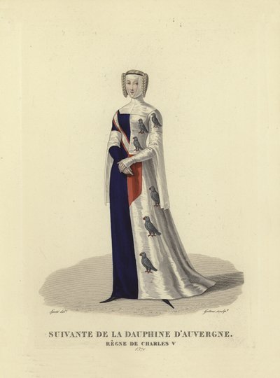Tilhenger av Dauphine dAuvergne av French School