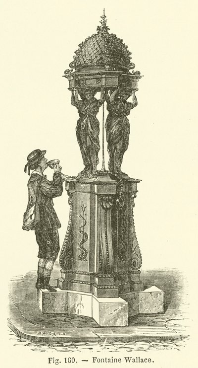 Fontaine Wallace (gravering) av French School