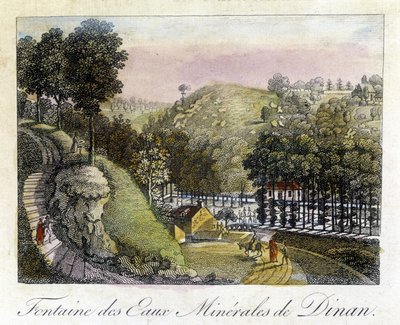 Fontene av mineralvannet i Dinan av French School