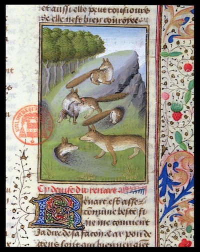 Rever, fra Livre de la Chasse av Gaston Phebus av French School