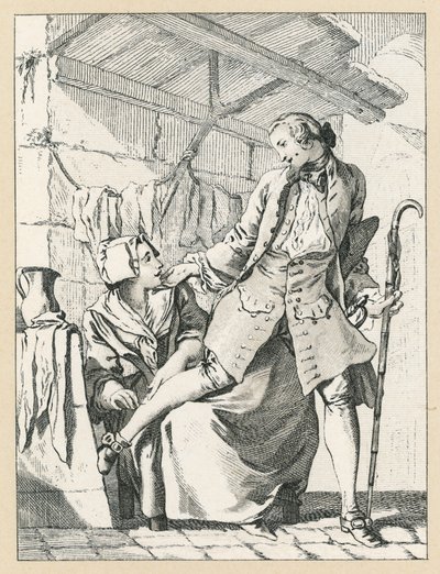Frankrike XVIIIth Cent-kostyme av French School