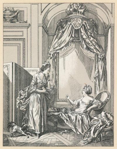 Frankrike XVIIIth Cent-kostyme av French School