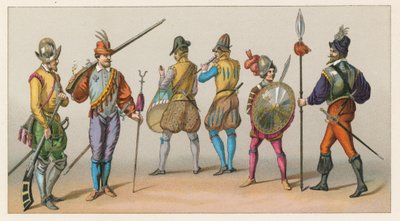 Frankrike XVIth Cent-kostyme av French School