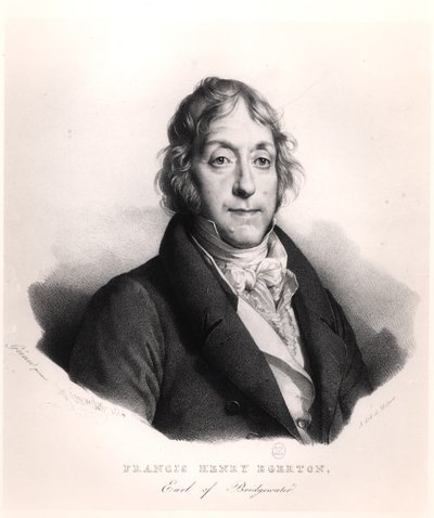 Francis Henry Egerton (1756-1829) jarl av Bridgewater, gravert av Francois Seraphin Delpech (1778-1825) 1824 av French School