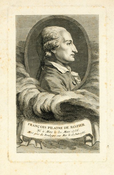 Francois Pilatre de Rozier, ca. 1785 av French School