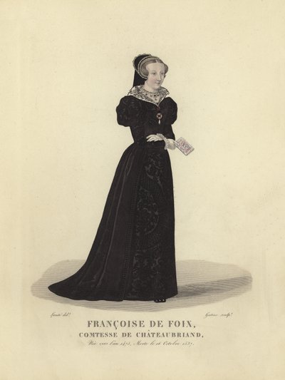 Francoise de Foix, grevinne av Chateaubriand av French School