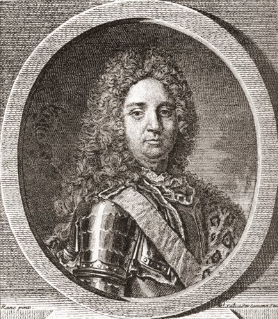 François-Marie de Broglie, 1. hertug av Broglie, 1671 1745. Fransk militærleder. Fra Les Heures Libres utgitt 1908. av French School