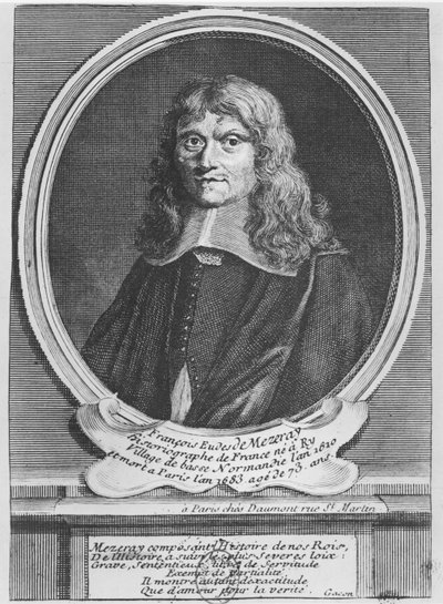 Francois Eudes de Mézeray (gravering) av French School