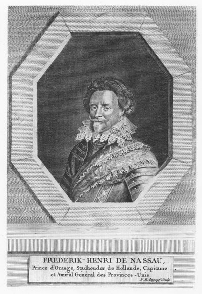 Frederick Henry, prins av Orange-Nassau (gravering) av French School