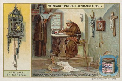 Fransk kjøttekstrakt (Bouillon), munk i fengsel av French School