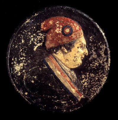 Fransk revolusjon: Portrett av Louis XVI frygisk hatt. 18. århundre. Paris, Musee Carnavalet av French School