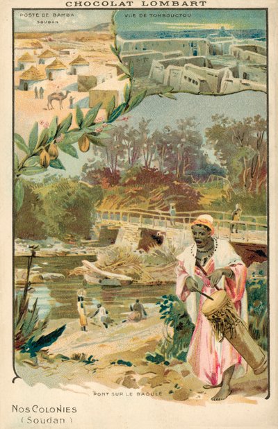 Fransk Sudan (chromolitho) av French School