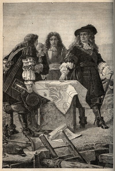 French architect Vauban draws up the plans for the fortifications of Belfort (east of France) at Louis XIV