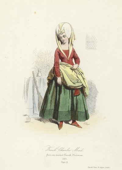 Fransk kammerpike, 1400-tallet av French School