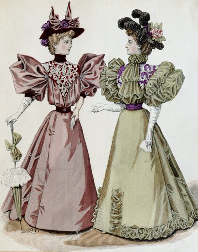 Fransk mote, 1895 av French School
