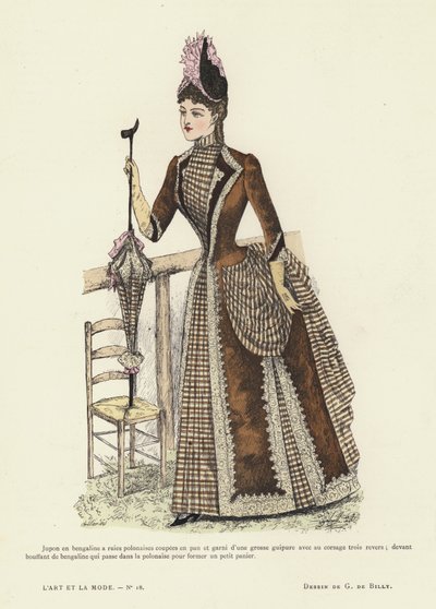 Fransk moteplate, 1885-86 av French School
