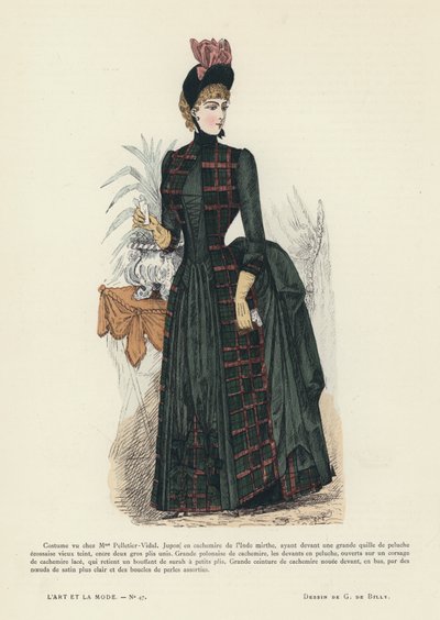 Fransk moteplate, 1885-86 av French School