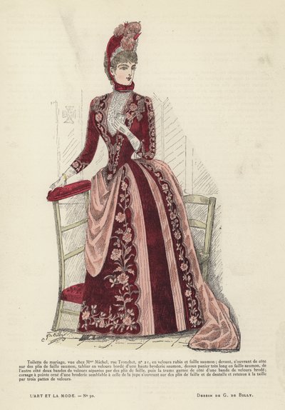 Fransk moteplate, 1885-86 av French School