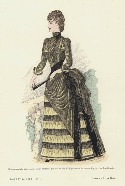 Fransk moteplate, 1885-86 av French School