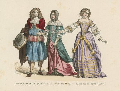 Fransk mote, 1600-tallet av French School