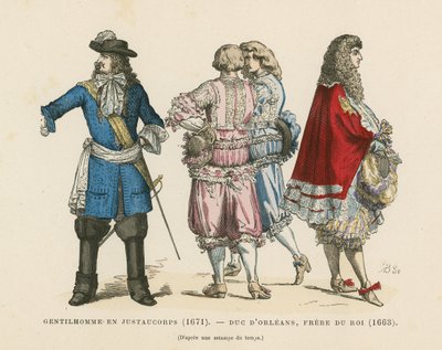 Franske herrekostymer, 1600-tallet av French School