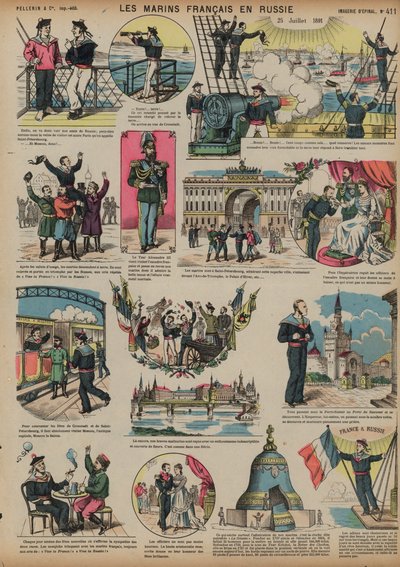Franske sjømenn på besøk i Russland, 25. juli 1891 av French School