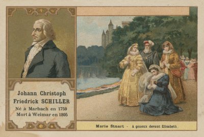 Friedrich Schiller, tysk poet; dramatiker og historiker av French School