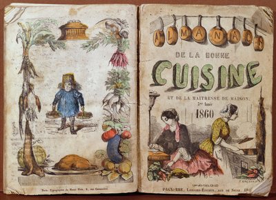 Forside av Almanach de la Bonne Cuisine et de la Mistress de Maison, 1860 av French School