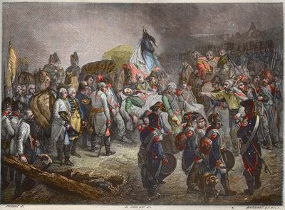 Funerailles Du General Marceau, Septembre 1796 (Francois Severin Marceau Desgraviers) - - New National Encyclopedia by Maurice La Charest - 1870 - av French School