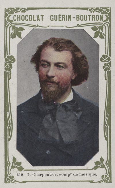 G Charpentier, musikkkomponist (farget bilde) av French School