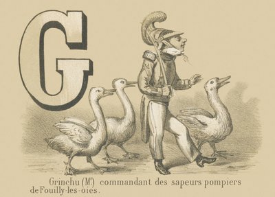 G: Grinchu (Mr) sjef for Fouilly-les-Oies brannvesen av French School
