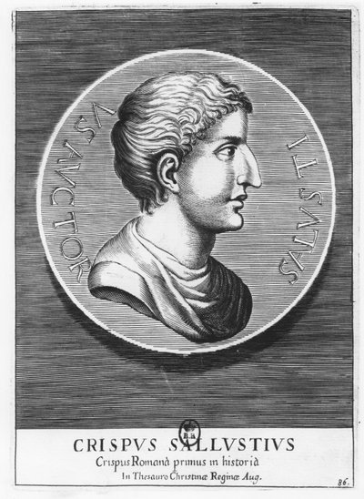 Gaius Sallustius Crispus, Sallust (gravering) av French School