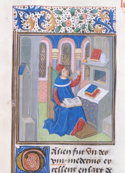 Galen, fra History of the Philosophers, sent på 1400-tallet av French School
