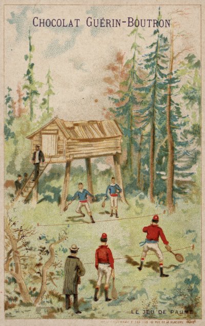 Spill tennis (chromolitho) av French School