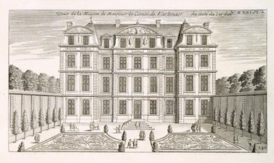 Hageforhøyning av grev Vartenaers hus, ca. 1720-tallet av French School